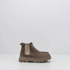 Mujer NATURAL WORLD Botines-BOTIN - - PEONIA WOOL 7182 BEIGE