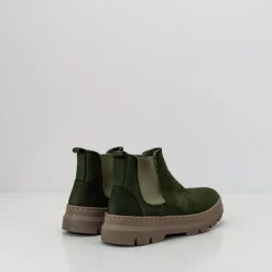 Mujer NATURAL WORLD Botines-BOTIN - - PEONIA WOOL 7182 FOREST MUJER