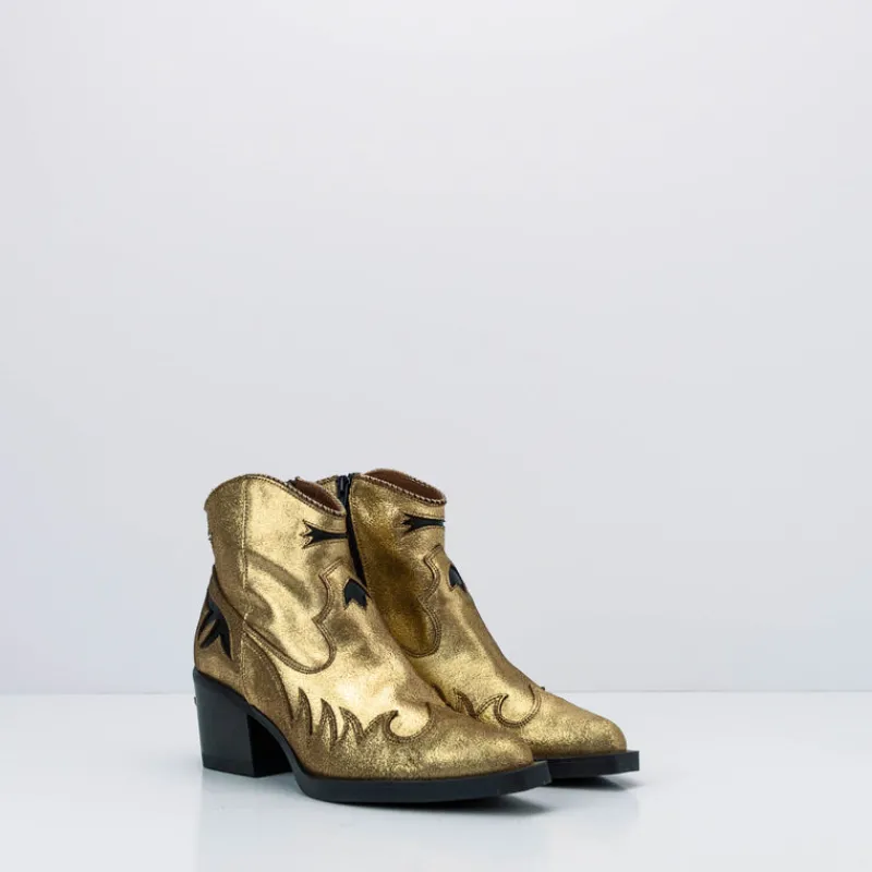 Mujer NEMONIC Botines-BOTIN - - ATLANTA 2353 GLITTER NEGRO