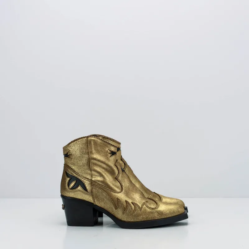 Mujer NEMONIC Botines-BOTIN - - ATLANTA 2353 GLITTER NEGRO