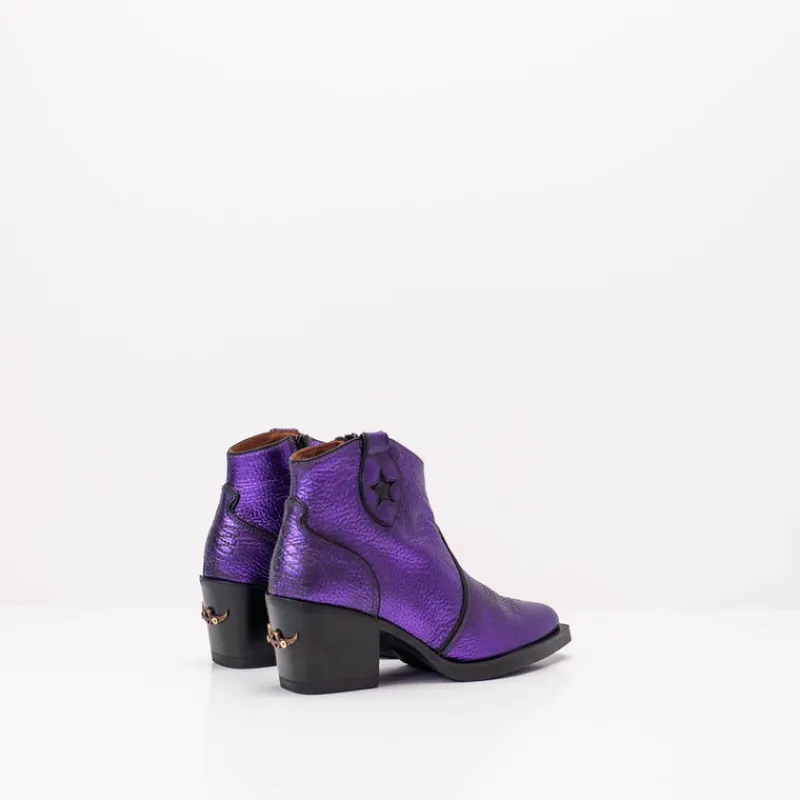 Mujer NEMONIC Botines-BOTIN - - ATLANTA 2273 DOLLAR VIOLET