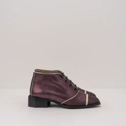 Mujer NEMONIC Botines-BOTIN - - BOHEME 2225 GLITTER BURDEOS