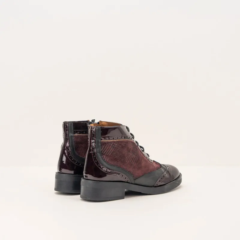 Mujer NEMONIC Botines-BOTIN - - BRISTOL 2283 MIDY BURDEOS