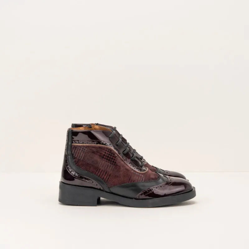 Mujer NEMONIC Botines-BOTIN - - BRISTOL 2283 MIDY BURDEOS