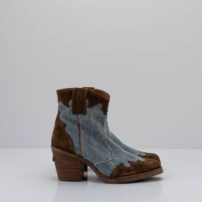Mujer NEMONIC Botines-BOTIN - - KANSAS 2018 VOLEY TABACO