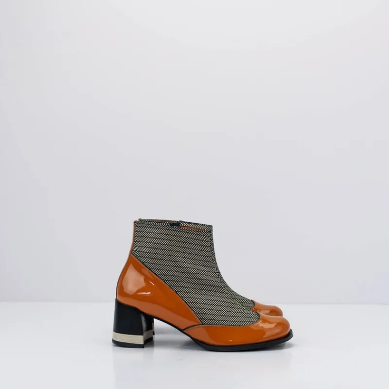 Mujer NEMONIC Botines-BOTIN - - REBECA 2334 CHAROL INCA