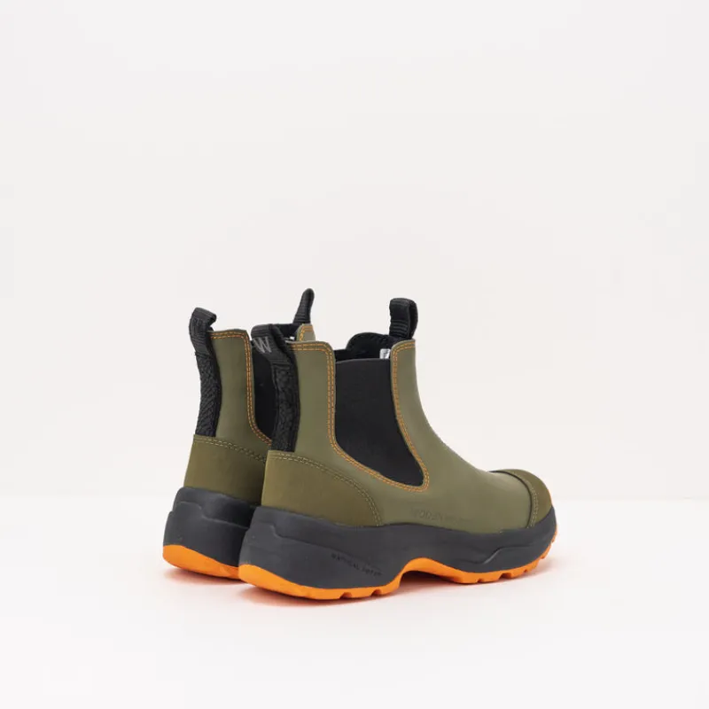 Mujer WODEN Botines-BOTIN - - WL957 SIRI WATERPROOF DARK OLIVE