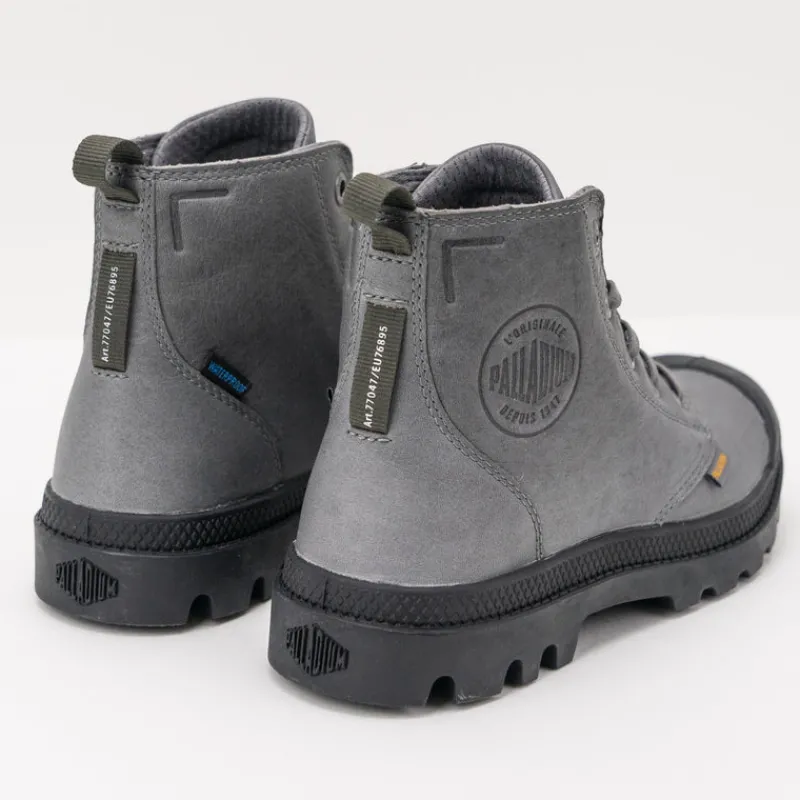 Mujer PALLADIUM Botines-BOTÍN - - PAMPA HI ESS LEATHER WP+ CLOUDBURST