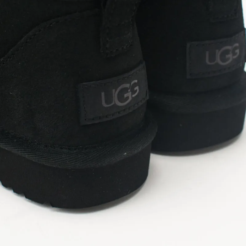 Mujer UGG Botines-BOTÍN - - CLASSIC ULTRA MINI BLACK 1116109