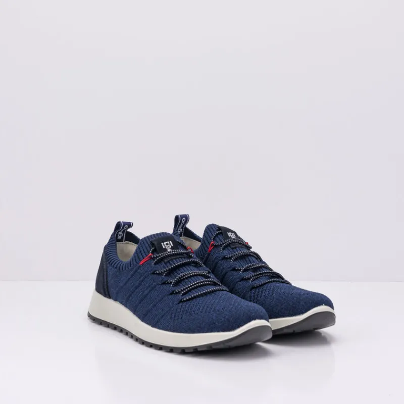 Hombre IGIu0026CO Zapatillas Deportivas-DEPORTIVO - IGI&CO - UOMO FLYKNIT BLUE