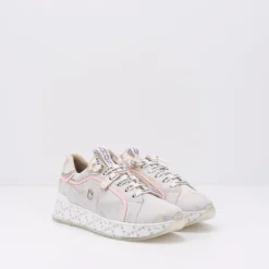 Mujer NEMONIC Zapatillas Deportivas-DEPORTIVO - - BRONX 2317 STAR PLATINO GLITTER HIELO