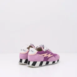 Mujer NEMONIC Zapatillas Deportivas-DEPORTIVO - - QUEENS 2304 COMBI 3 LILA SALMON