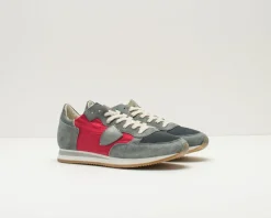 Hombre PHILIPPE MODEL Zapatillas Deportivas-DEPORTIVO - - TRLU RX12 TROPEZ L U RUN AVION ROUGE