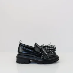 Mujer ELENA IACHI Mocasines-MOCASIN - - E4118-T BELT NERO