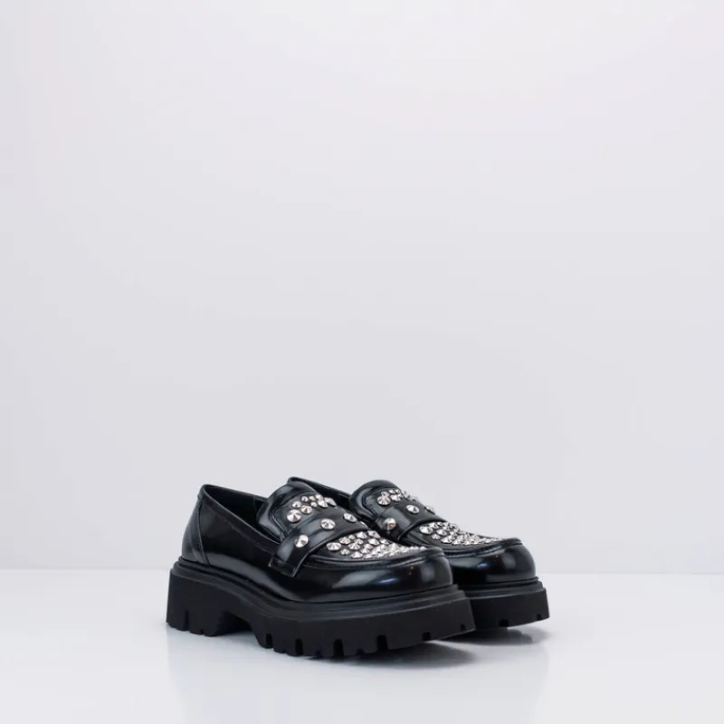Mujer STRATEGIA Mocasines-MOCASIN - - A5508-T BELT NERO