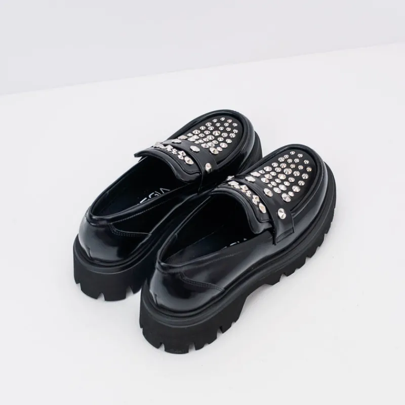 Mujer STRATEGIA Mocasines-MOCASIN - - A5508-T BELT NERO