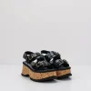 Mujer HOMERS Sandalias-SANDALIA - - 21438 REVERSE VERNICE BLACK