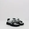 Mujer HOMERS Sandalias-SANDALIA - - 21419 SIERRA BLACK PLATA