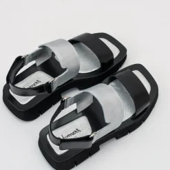 Mujer HOMERS Sandalias-SANDALIA - - 21419 SIERRA BLACK PLATA
