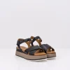 Mujer INUOVO Sandalias-SANDALIA - - PLATAFORMA NEGRA 983004N