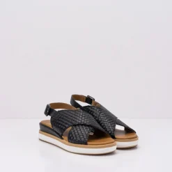 Mujer INUOVO Sandalias-SANDALIA - - TRENZADA NEGRA 113050N
