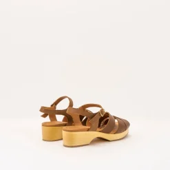 Mujer NAGUISA Sandalias-SANDALIA - - CALIZA MARRON