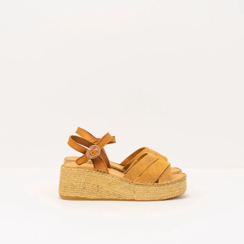 Mujer NAGUISA Alpargatas Esparto | Sandalias-SANDALIA - - CAPA MARRON