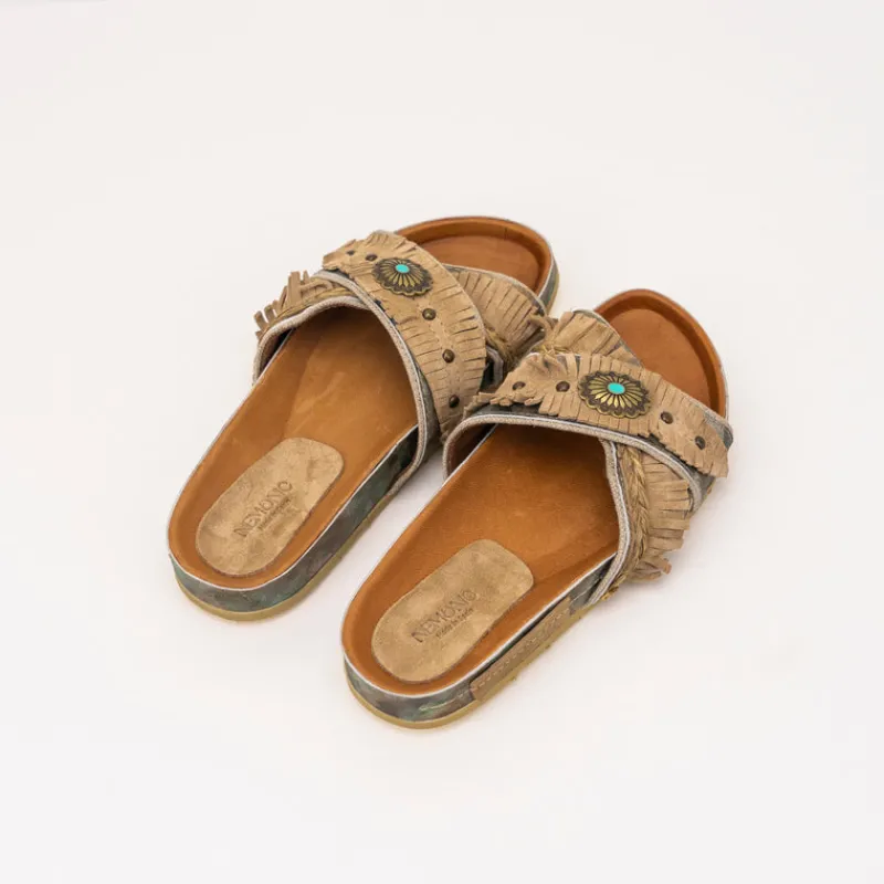 Mujer NEMONIC Sandalias-SANDALIA - - 2268 BAMBI CAMUFLAJE