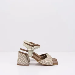 Mujer NEMONIC Sandalias-SANDALIA - - EMMA 2119 ESPIGA ARENA