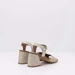 Mujer NEMONIC Sandalias-SANDALIA - - EMMA 2119 ESPIGA ARENA