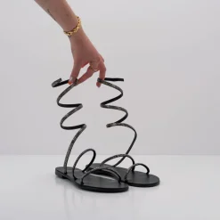 Mujer NICOLAS LAINAS Sandalias-SANDALIA - - CRYSTAL BLACK