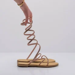 Mujer NICOLAS LAINAS Sandalias-SANDALIA - - CRYSTAL COPPER