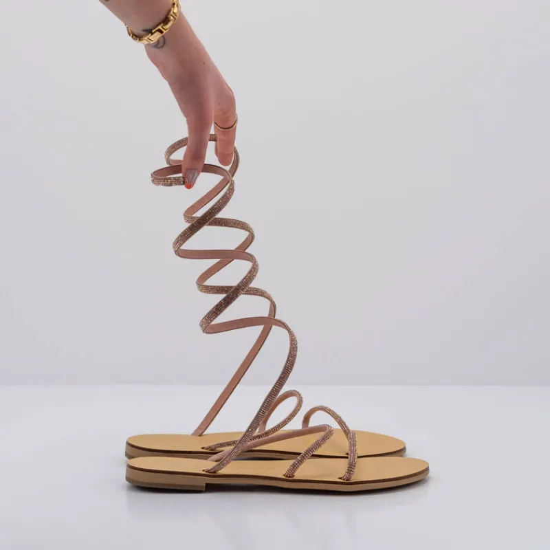 Mujer NICOLAS LAINAS Sandalias-SANDALIA - - CRYSTAL COPPER