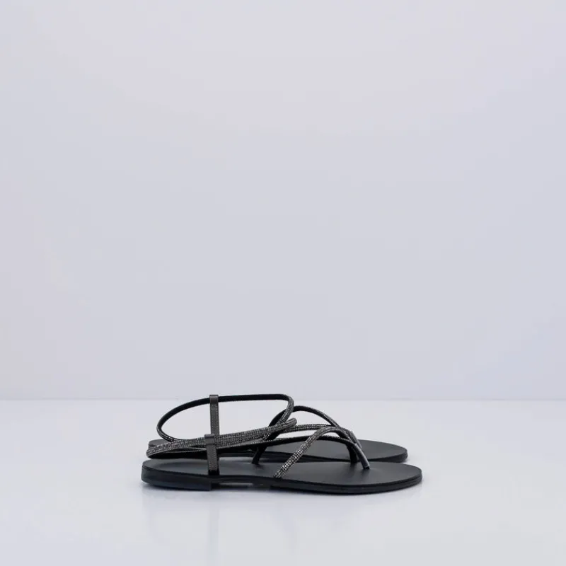 Mujer NICOLAS LAINAS Sandalias-SANDALIA - - CRYSTAL BLACK