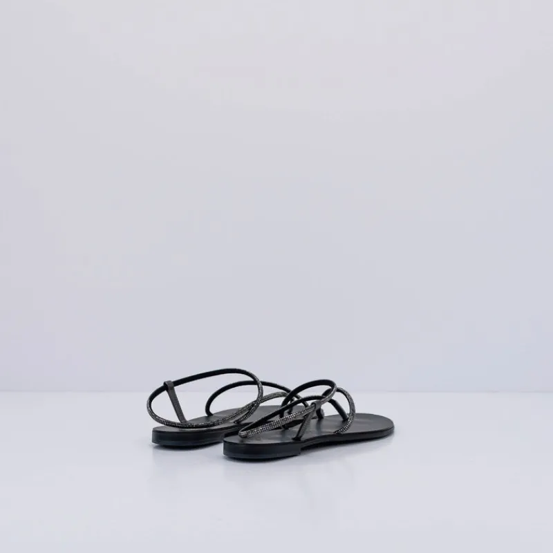 Mujer NICOLAS LAINAS Sandalias-SANDALIA - - CRYSTAL BLACK