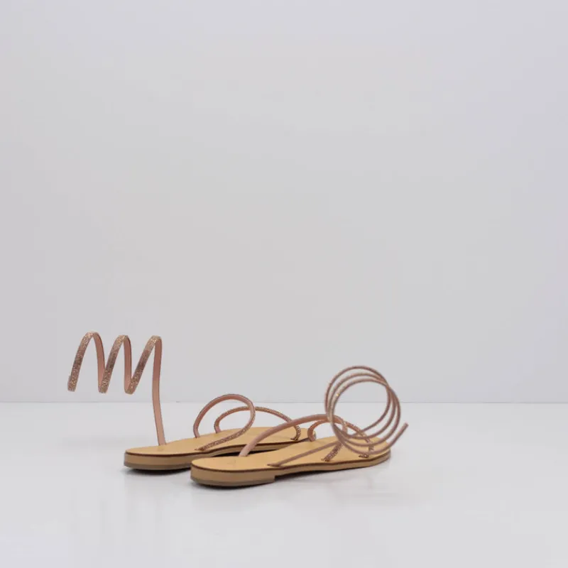 Mujer NICOLAS LAINAS Sandalias-SANDALIA - - CRYSTAL COPPER