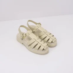 Mujer OA NON FASHION Sandalias-SANDALIA - - A91 CALF OFF WHITE