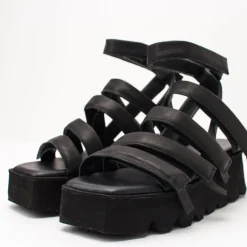 Mujer PURO-SECRET Sandalias-SANDALIA - PURO SECRET - HIGH 5 BABY CALF MATT SO BLACK