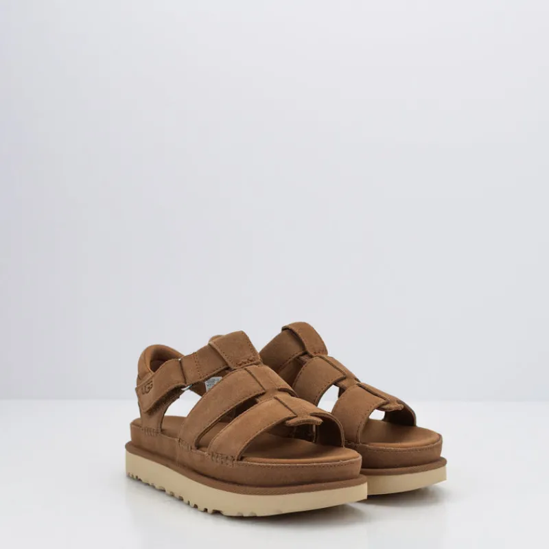 Mujer UGG Sandalias-SANDALIA - - GOLDENSTAR STRAP CHESTNUT