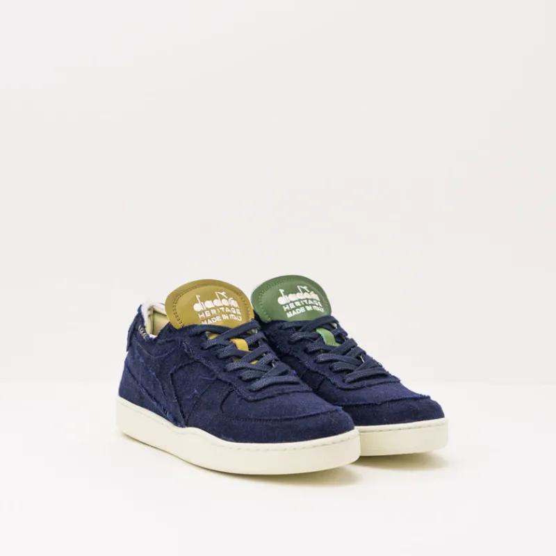 Hombre DIADORA - HERITAGE Zapatillas Deportivas-ZAPATILLA - DIADORA - MI BASKET ROW CUT ITA VALDILANA 201 177829 60067 BLUE EBONY
