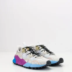 Mujer FLOWER MOUNTAIN Zapatillas Deportivas-ZAPATILLA - - TIGER HILL UNI SUEDE MESH PONY HAIR WHITE LIME