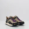 Mujer FLOWER MOUNTAIN Zapatillas Deportivas-ZAPATILLA - - BACK COUNTRY UNI SUEDE VINTAGE NYLON GREY ANTHRACITE