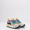 Mujer FLOWER MOUNTAIN Zapatillas Deportivas-ZAPATILLA - - YAMANO 3 UNI SUEDE RETE MILK BEIGE