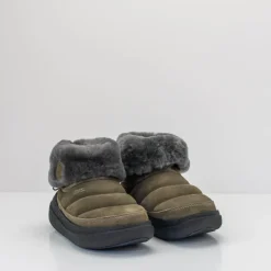 Mujer FLOWER MOUNTAIN Zapatillas Deportivas-ZAPATILLA - - FAMI MID WOMAN SUEDE SHEARLING MILITARY