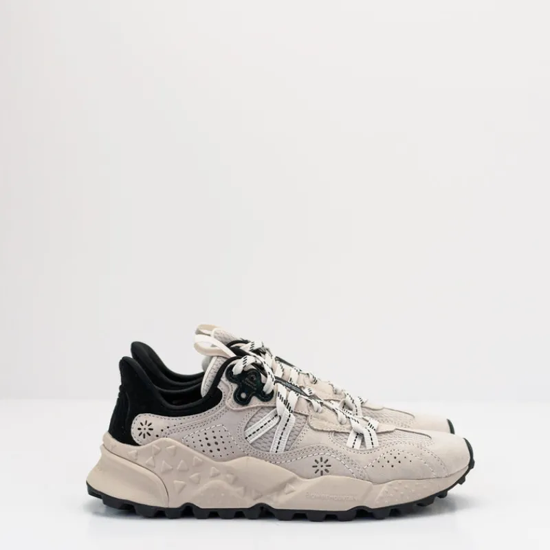 Mujer FLOWER MOUNTAIN Zapatillas Deportivas-ZAPATILLA - - TIGER HILL UNI SUEDE NYLON MESH OFF WHITE