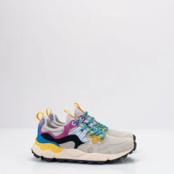 Mujer FLOWER MOUNTAIN Zapatillas Deportivas-ZAPATILLA - - YAMANO 3 UNI SUEDE RETE MILK BEIGE