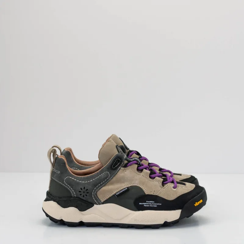 Mujer FLOWER MOUNTAIN Zapatillas Deportivas-ZAPATILLA - - BACK COUNTRY UNI SUEDE VINTAGE NYLON GREY ANTHRACITE