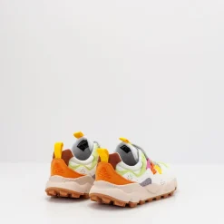 Mujer FLOWER MOUNTAIN Zapatillas Deportivas-ZAPATILLA - - YAMANO 3 WOMAN LAISO ECO SUEDE ECO NYLON WHITE MULTI
