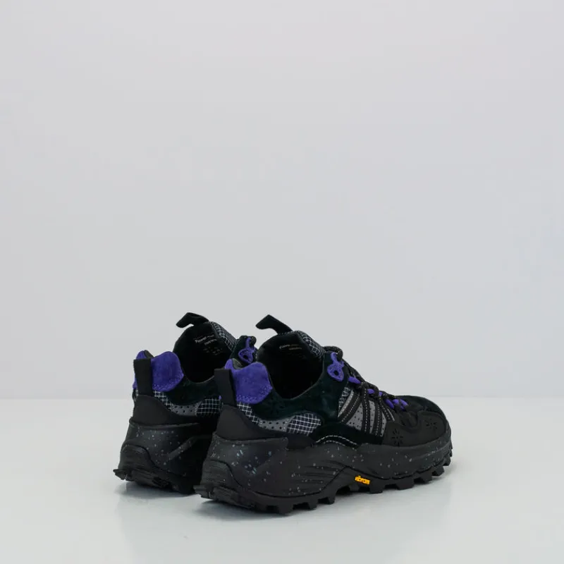 Mujer FLOWER MOUNTAIN Zapatillas Deportivas-ZAPATILLA - - IWANO UNI SUEDE NYLON DARK GREY VIOLET