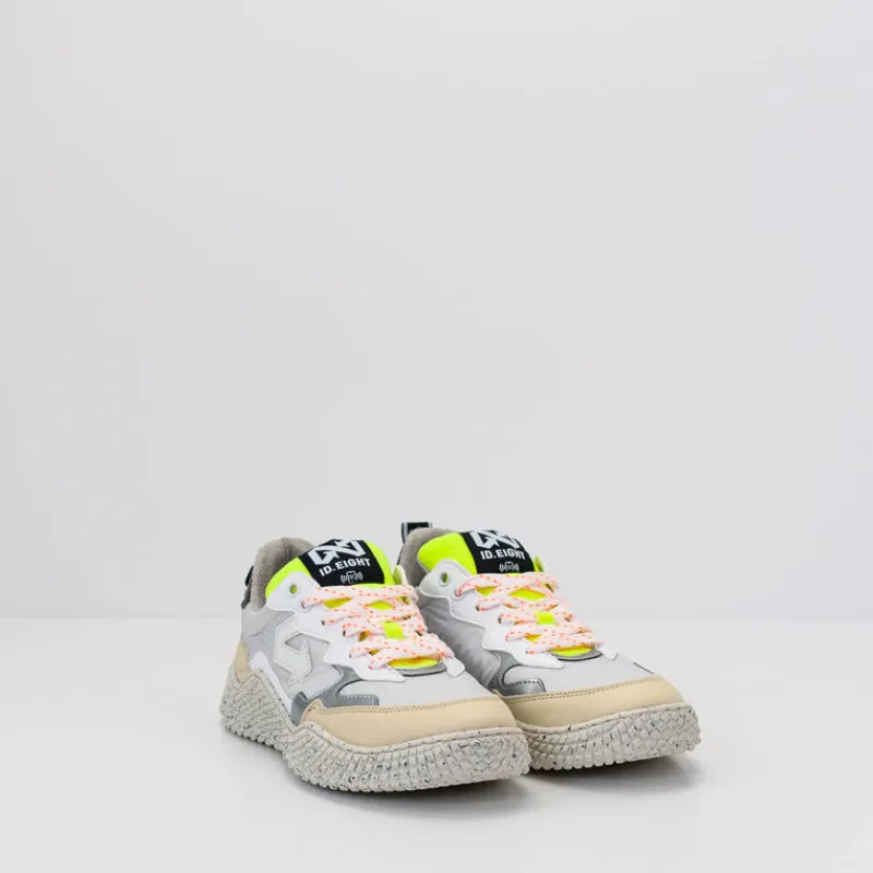 Mujer ID EIGHT Zapatillas Deportivas-ZAPATILLA - - HANA WHITE CRINKLE